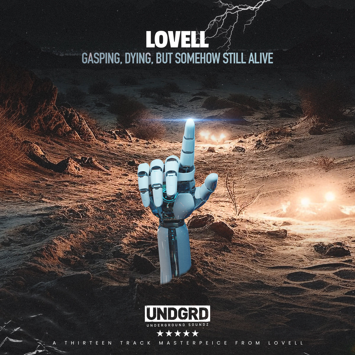UND 036 - Lovell 'Gasping, Dying, But Somehow Still Alive LP'