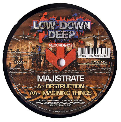 LDD 011 - Majistrate 'Destruction' | 'Imagining Things' – Low Down Deep